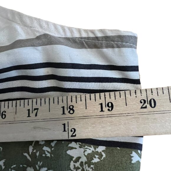 Prana Parisol Pocketed Scandi Chic Midi Dress Cargo Canopy Green & White Size XS - Picture 8 of 9